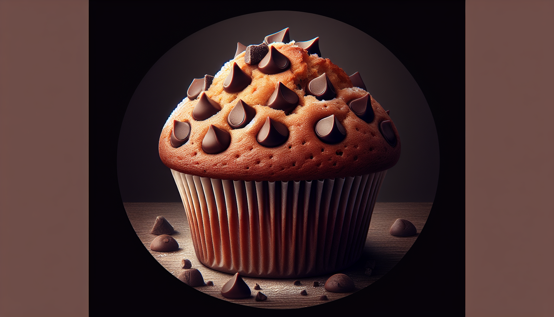 ricetta muffin con gocce di cioccolato